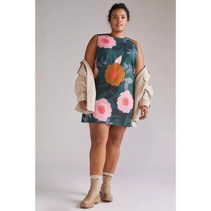 Anthropologie Conditions Apply Floral Shift Mini Dress